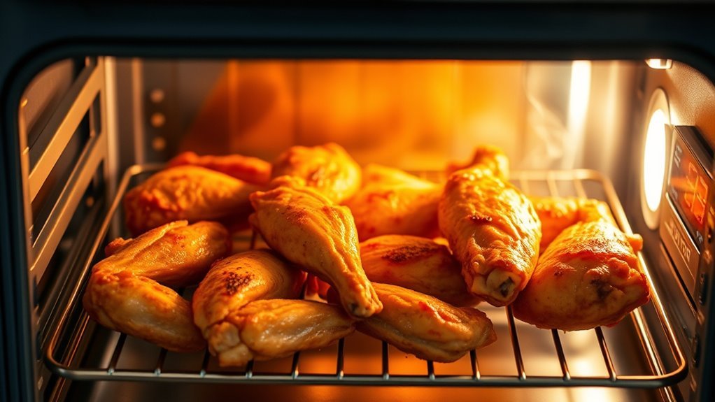 reheat wings in oven