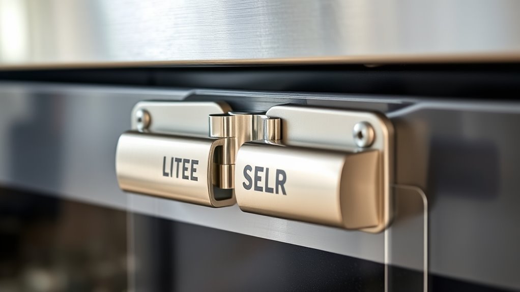 release hinge latches fully
