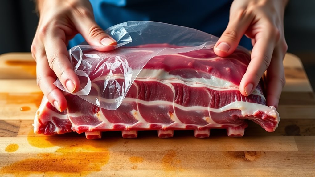 remove membrane from ribs