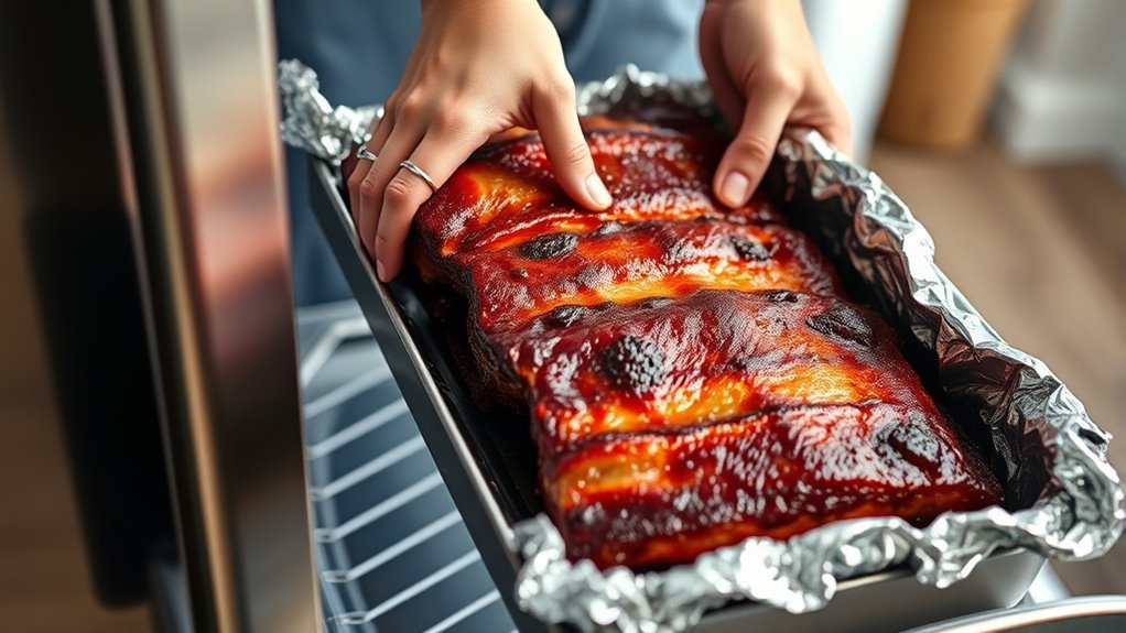rest ribs at room temperature