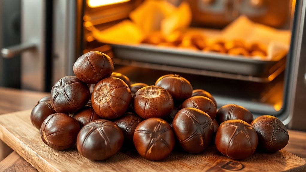 roasting chestnuts in oven