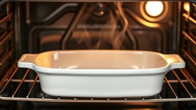 safe porcelain oven use