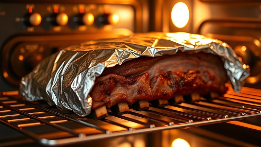 seal foil tightly for tenderness