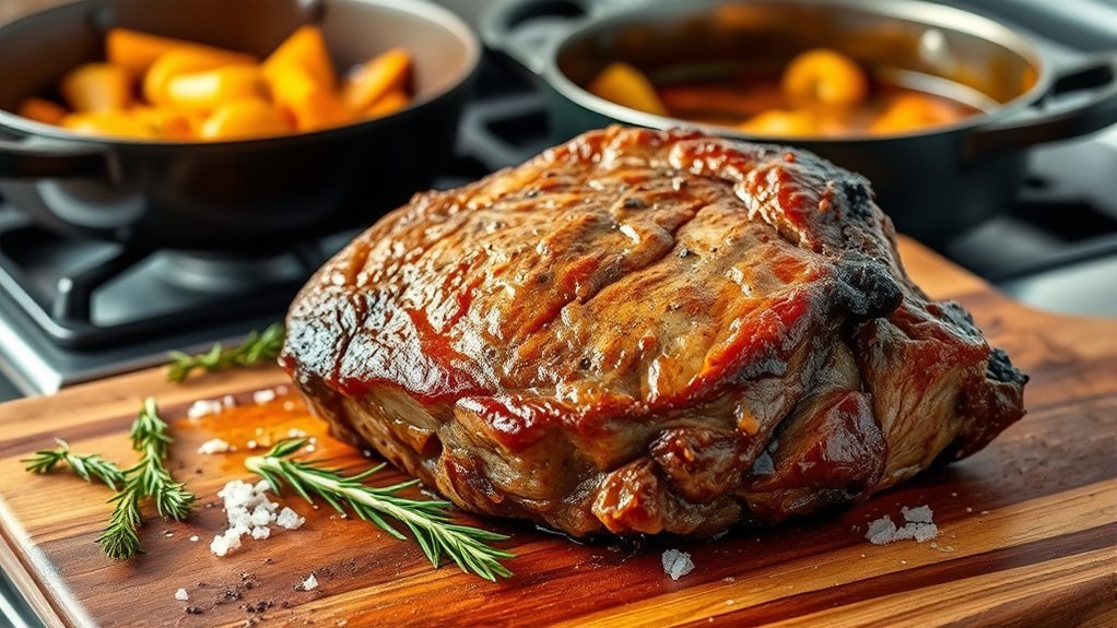 sear bake broil rest