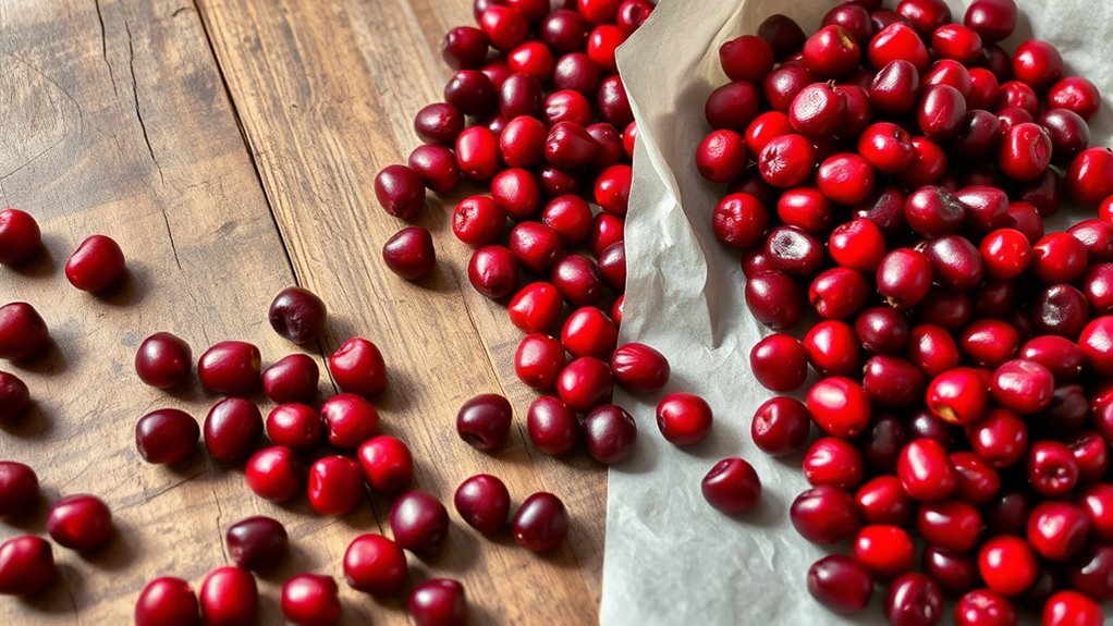 select rinse pierce berries