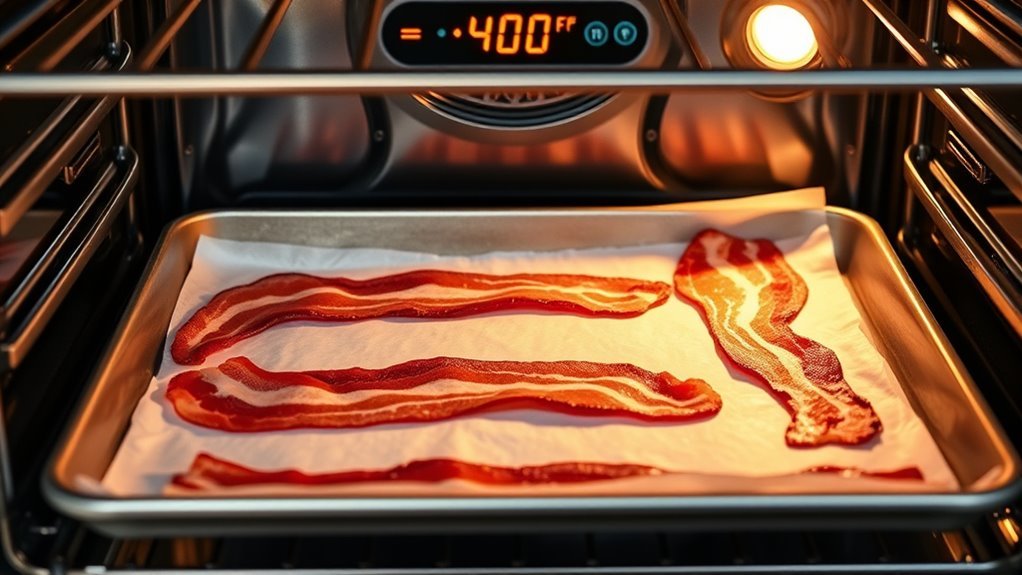 set oven to 400 f
