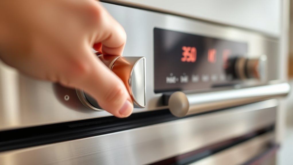 set oven to desired temperature