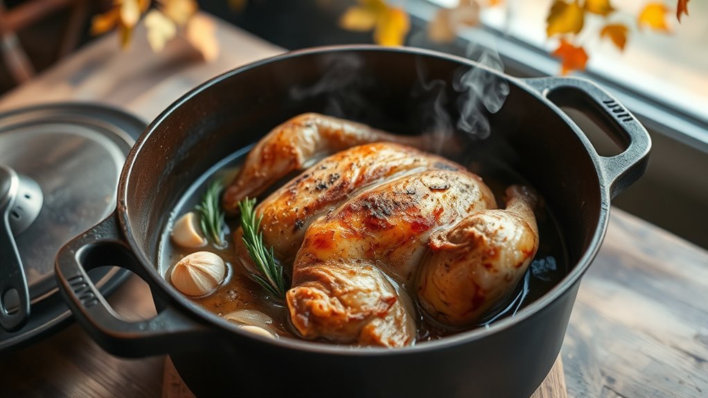 slow cooked flavorful chicken