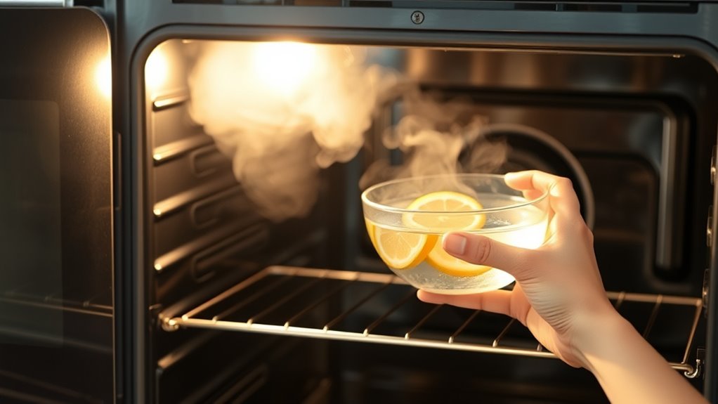 steam clean oven step by step