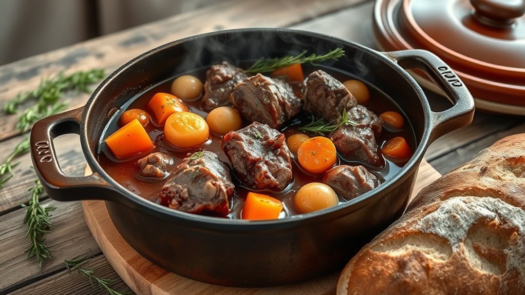 tender beef stew simmered slow