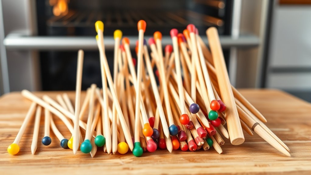 toothpick heat resistance variations