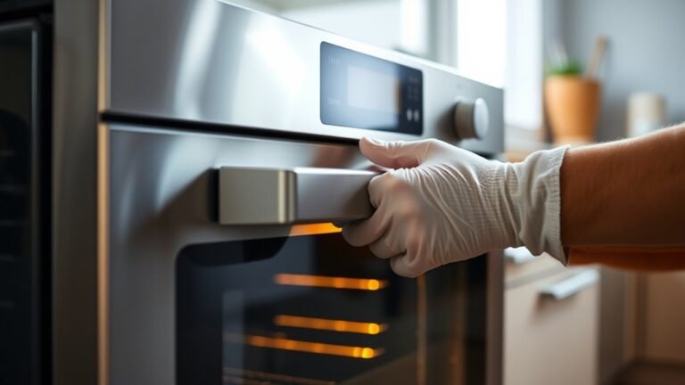 unlock oven door safely