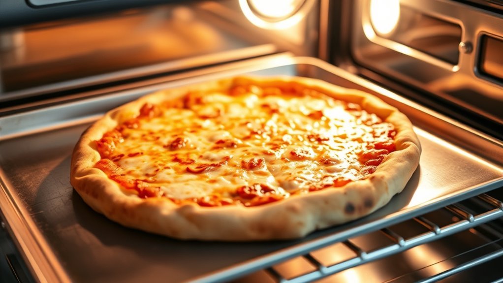 use a shallow preheated dish