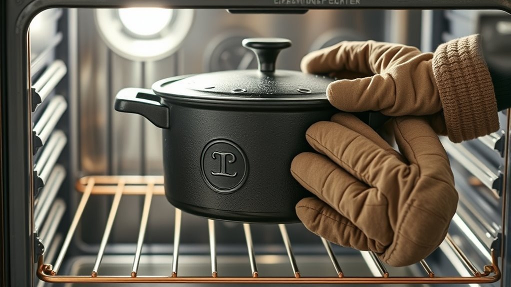 use oven safe cookware properly