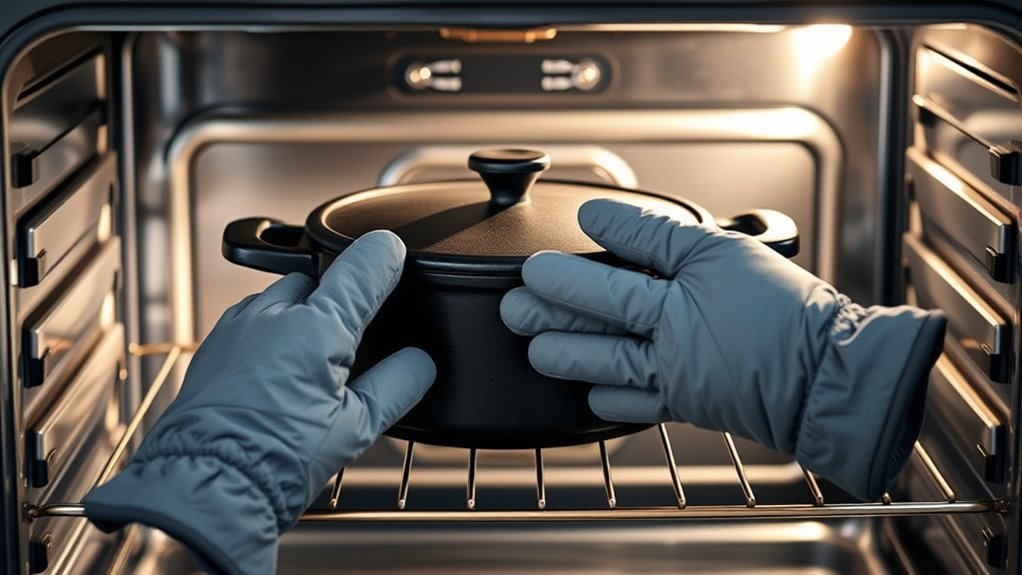 use oven safe cookware properly