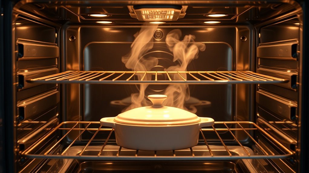 use oven safe covered containers