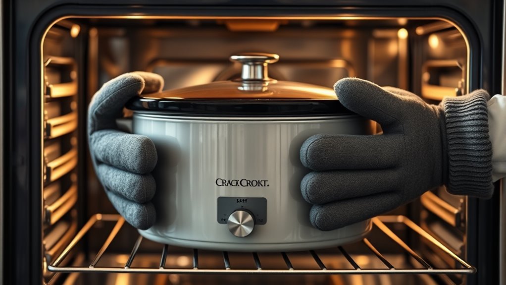 use oven safe crock pot