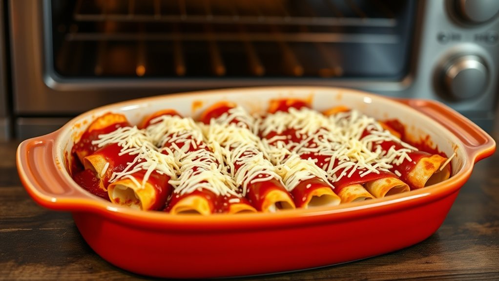 use oven safe dish and cover