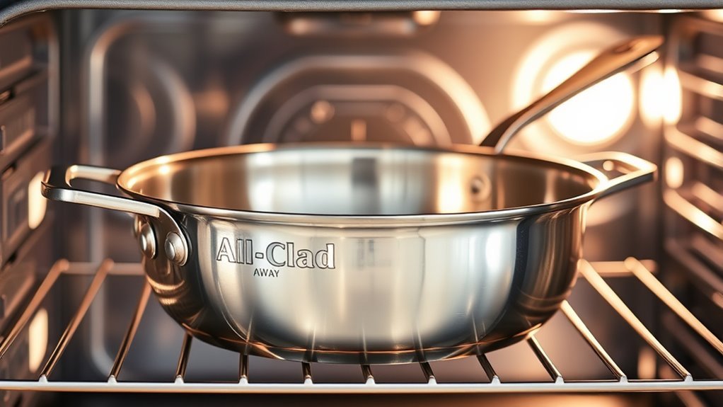 use oven safe handles carefully