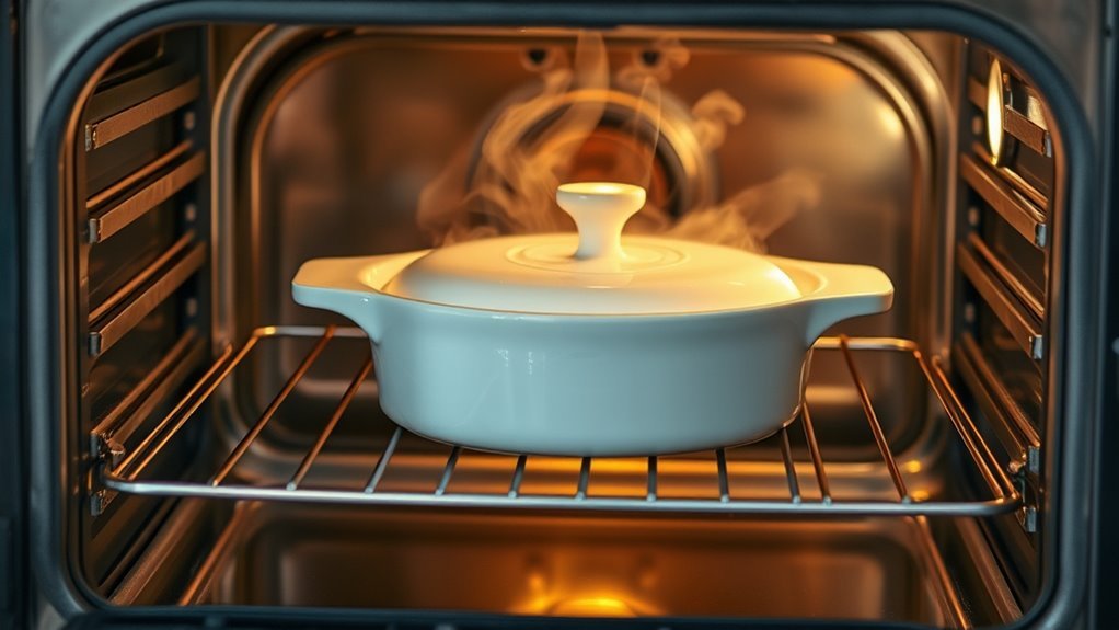 use oven safe porcelain properly