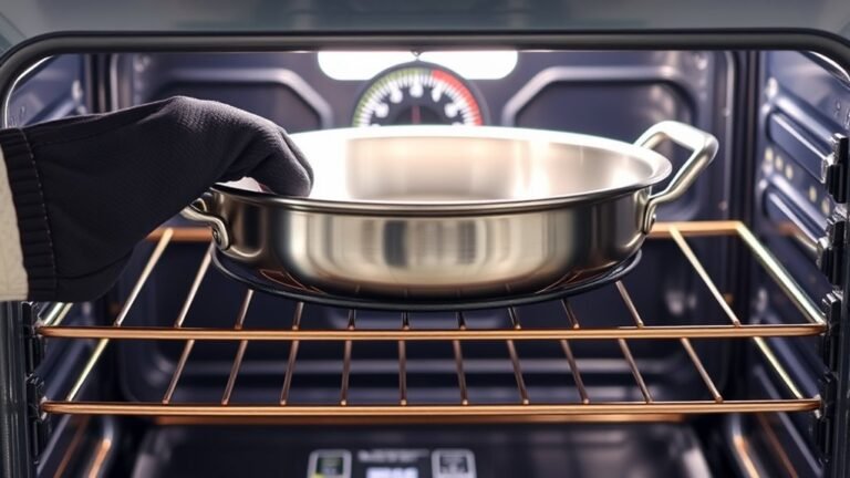 use oven safe stainless steel