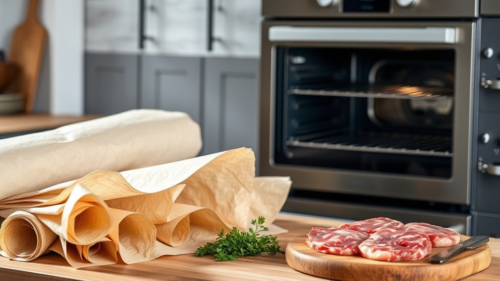 use oven safe uncoated kraft