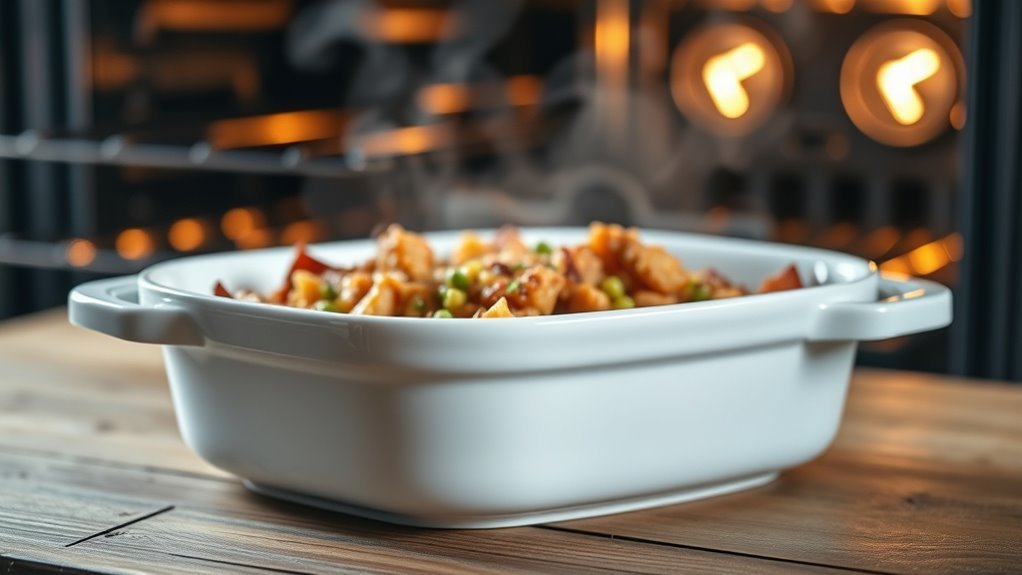 use proper oven safe dish