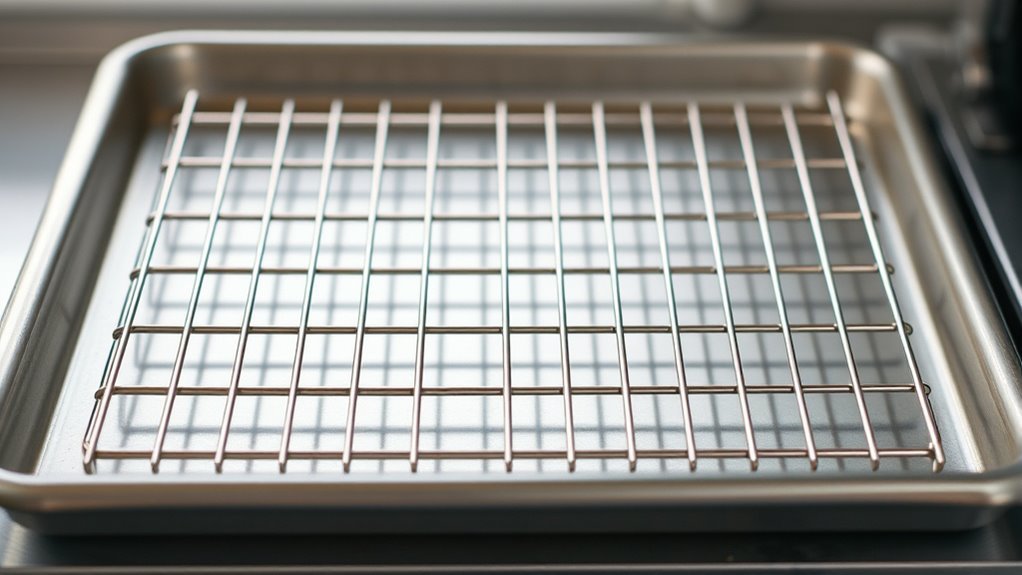 use wire rack and preheat