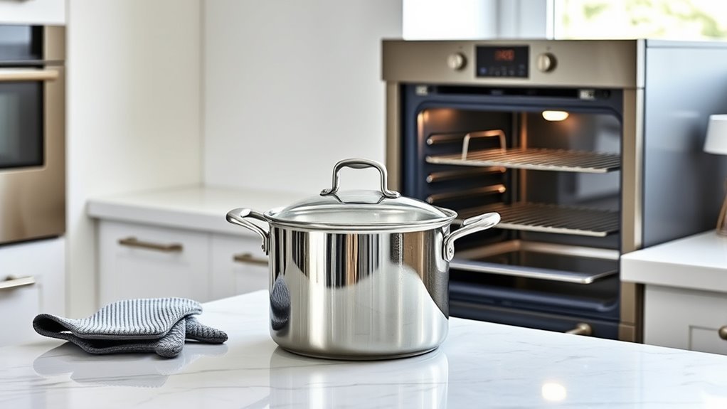 using pots safely in oven