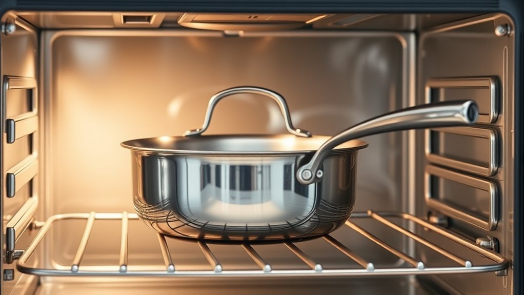 using stainless steel pans safely