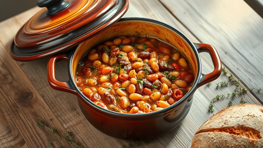 vegetarian dutch oven casserole