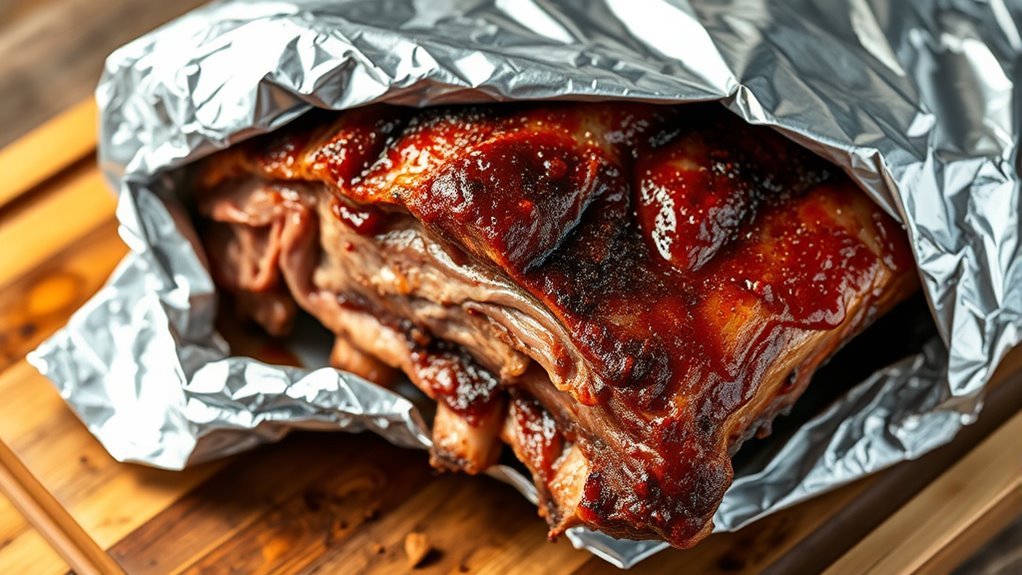 wrap ribs tightly in foil